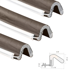 Guarnizione per Porta in Schiuma PU a Inserimento per Telaio in <span class=keywords><strong>Legno</strong></span>, Impermeabile e Insonorizzante, Inserti per Finestre - Product Image 3