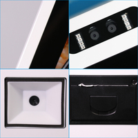Dh OEM — écran tactile mural 15, 21, 27 pouces, montage mural, tout-en-un, imprimante avec Scanner de Code Qr, pour le paiement autonome