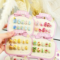 Faux ongles autocollants en gros pour enfants - Autocollants et embouts amovibles pour petites filles ; Fabricant de produits pour ongles.