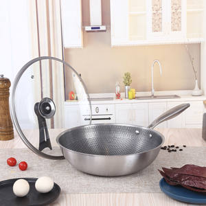 Sartén antiadherente de hierro fundido para cocina doméstica, con diseño de panal redondo para freír y rehuemblar, venta al por mayor - Product Image 2