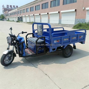 Triciclo Eléctrico de Carga de 800W, Tipo Carrocería Abierta, Scooter Motorizado de 3 Ruedas para Pasajeros, Potencia de 1000W, Voltaje de 60V, Carga Útil de 400kg - Product Image 5