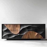 Französischer Retro-Kirschholz Massivholz-Schubladenschrank Kunstdesign TV-Ständer Wabi-Sabi-Stil Eingangsbereich-Aufbewahrungsschrank