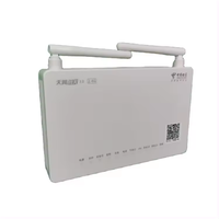 Enrutador WIFI de segunda mano F450 2,0 3,0 EPON ONU FTTH módem 1GE + 3FE + WIFI inglés Firmware F460 antena externa para todos los Olt