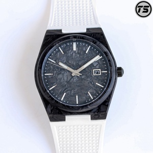 Montre mécanique de luxe pour homme, prix de gros de haute qualité, PRX80, 40 mm, en fibre de carbone, ultra-fine, mouvement automatique à remontage automatique - Product Image 3