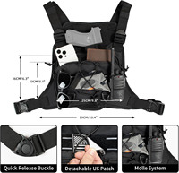 Échantillon Gratuit Sac à Dos Tactique Unisexe Imperméable Style Japonais Tendance avec Jacquard Géométrique et Cadre Interne en Résine 56-76L