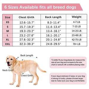 Köpek cerrahi kurtarma takım tüm boyutları köpek koni alternatif kolay kullanım Anti Lick Spay & Neuter kurtarma takım cerrahi Dogs köpekler için - Product Image 6