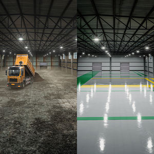 Aspecto líquido de revestimiento epoxi para suelo acrílico de garaje negro para aplicación de hormigón por pulverización o cepillo Precios de pintura competitivos - Product Image 6