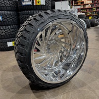Jantes forgées ForgeX 22*14 24x14 26x14 26x16 pour camions, 8x170 8x180, à profil profond, polies, pour F250 F350 RAM 2500 Silverado 2500HD