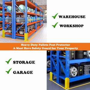 אחסון <span class=keywords><strong>racking</strong></span> זקוף עמוד מגן בפינה מגן מגן מגן מגן מגן מגן פלדה - Product Image 5