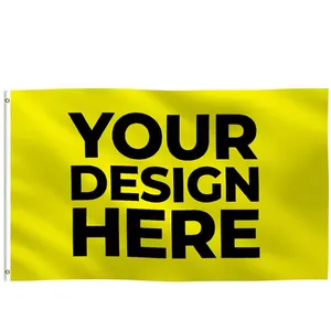 New Product NO MOQ Best Price 3x5ft 100% Polyester Printed Sublimation Outdoor Campaign Any Design Any Size Custom Flags