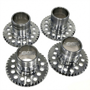 Adaptador para ruedas de alambre 5*114.3/5*120.65/5*127 / 4*100/4*108, rojo y blanco cromado/dorado - Product Image 4
