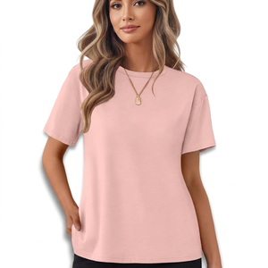 Camisón de Manga Corta para Mujer, Talla Grande, Holgado, de Algodón, Ropa de Dormir Cómoda, Suave, Transpirable, Ecológica, de Secado Rápido - Product Image 1