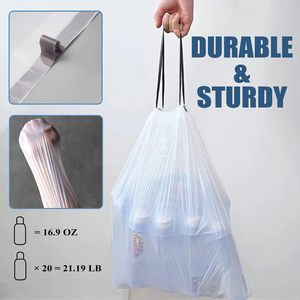 CFC Recyclable Heavy Duty Plastic Garbage Bag General Packaging <b>Black</b> Trash Rubbish Bag - Product Image 5
