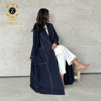 Zaynab Kimono Eid Jalabiya Abayas Vente en Gros Dubaï Vêtements Islamiques Caftan Personnalisé Abaya Abaya Femmes Robe Musulmane Kimono Jalabiya