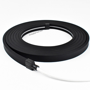 Không Có Chỗ Không Có Bóng Ánh Sáng Mềm Mại 5X13Mm Màu Đen Silicone <span class=keywords><strong>Neon</strong></span> Dải Không Thấm Nước IP65 Dc24V 3000K Linh Hoạt LED <span class=keywords><strong>Neon</strong></span> Ánh Sáng - Product Image 1