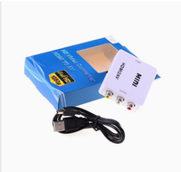 Convertidor HDMI a AV de Audio/Video al por Mayor para Decodificadores a Televisores Antiguos, Convertidor HDMI a AV de Alta Definición