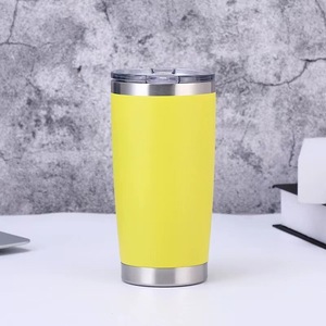 Custom logo 20 oz 30 oz 40oz Stainless Steel Double Wall Vacuum Metal Cup Travel Coffee <b>Mug</b> 20oz 30oz 40oz Tumbler with Handle - Product Image 4