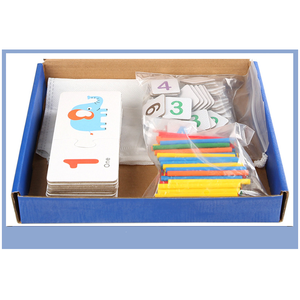 Ce CPC trẻ em mầm non bằng gỗ giấy số bổ sung đếm Gậy số thẻ tính toán phù hợp với trò chơi toán học đếm trò chơi - Product Image 6