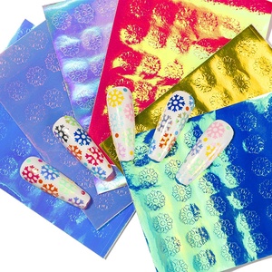 Autocollants pour les ongles, 16 couleurs, décalcomanies, en feuille d'érable, de neige, pour l'<span class=keywords><strong>hiver</strong></span>, décoration, Art des ongles, nouvelle collection - Product Image 3