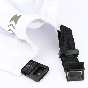 Logotipo reflectante personalizado Snap Back Gorras para correr sin estructura Poliéster transpirable Deporte al aire libre Camper Gorra de 5 paneles - Product Image 6