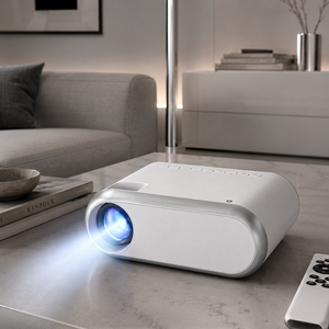 Custom Logo High Quality Mini 300 ANSI Lumens 1080P Portable <b>Projector</b> Corporate Business Gifts with Electronic Gadgets - Product Image 1