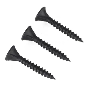 100 cái/túi thép carbon đen chéo Đầu phẳng bốn rãnh vách thạch cao vít M3.5 Tự Khai thác vít gỗ - Product Image 4