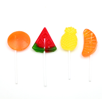Boîte d'affichage, emballage, fruits assortis casher, forme de fruit, pastèque, orange, citron, ananas, sucette, bonbons durs, fabricant