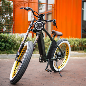 Bicicleta Eléctrica con Llantas Gruesas de 4.0 Pulgadas y Cuadro de Aluminio de 26 Pulgadas para Adultos, para Nieve, Arena, Carretera Urbana y Todoterreno - Product Image 3