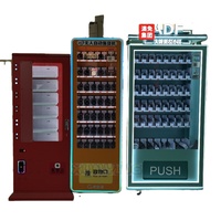 Distributeur automatique de collations à affichage LED moderne pour les boissons et les collations Acceptation de pièces et de billets pour les emplacements Matériau en acier