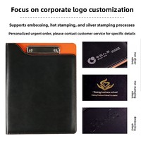Organisateur de documents vertical pour secrétaire, gestionnaire d'entreprise, bureau, contrats, carnet, en cuir PU, logo personnalisé, impression CMYK