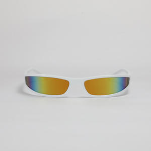 แว่นกันแดดแฟชั่นทรงแคบ ดีไซน์ล้ำสมัย สำหรับผู้ชายและผู้หญิง สไตล์เทรนดี้ เท่ห์ๆ แบบ Y2K ป้องกันรังสียูวี 400 - Product Image 5