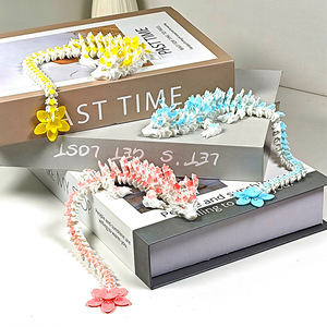 Statuetta Articolata in Plastica Stampata in 3D, Drago Sakura <span class=keywords><strong>Fantasy</strong></span>, Scala 1/12, Oggetto da Collezione, Decorazione per la Casa, Regalo - Product Image 5