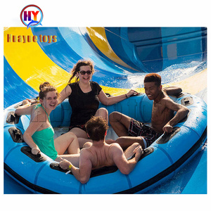 Barco inflable de agua personalizado para 6 personas, equipo de recreación, balsa flotante para parque familiar, tubo redondo - Product Image 6