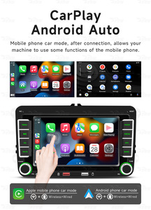 <span class=keywords><strong>Autoradio</strong></span> BQCC <span class=keywords><strong>2</strong></span> <span class=keywords><strong>DIN</strong></span> 7 pouces, CarPlay sans fil, Android Auto, <span class=keywords><strong>autoradio</strong></span> stéréo AUX USB BT RDS FM, lecteur MP5, <span class=keywords><strong>autoradio</strong></span> Android - Product Image 2
