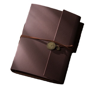 Vintage <span class=keywords><strong>Collage</strong></span> Spirale Noir Kraft Papier Scrapbooking Scrapbook Avec Horloge Décoratif Pendentif Auto-adhésif <span class=keywords><strong>Photo</strong></span> <span class=keywords><strong>Album</strong></span> - Product Image 1