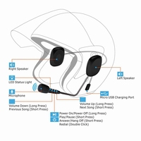 Casque audio pour moto, écouteurs sportifs mains libres pour le cyclisme en plein air