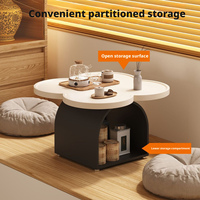Table d'appoint portable de luxe léger et moderne, petite table basse pour balcon, tatami, fenêtre en baie, chambre, coin de la maison