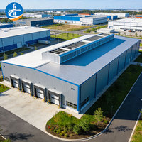 Estructura de Acero de Gran Resistencia para Almacenes Industriales, Nave Industrial con Estructura Metálica