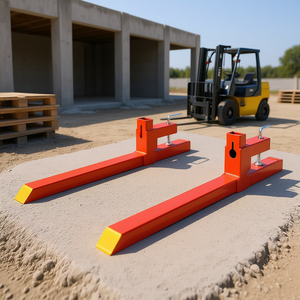 Horquillas para Paletas de Alta Resistencia, Capacidad de Carga de 2000 Libras, Longitud Total de 43 Pulgadas, Abrazadera de Acoplamiento Rápido, Accesorios para Maquinaria de Construcción, Modelo D0100XFPFKV - Product Image 2