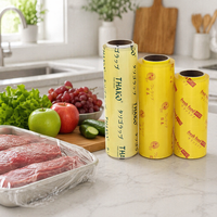 Film alimentaire en PVC imprimé sur mesure, prix bas, directement de l'usine, film alimentaire en PVC pour l'emballage alimentaire