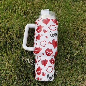 San valentino boccale isolato sottovuoto in acciaio inox con coperchio bottiglia personalizzata a doppia parete borraccia da viaggio con rivestimento in polvere G - Product Image 5