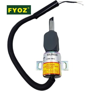 Válvula Solenoide de Corte de Combustible de 12 V 1753ES, 17004069 17004061 54385992, para Woodward Takeuchi TL140 Isuzu 4JG1 <span class=keywords><strong>Ingersoll</strong></span> - Product Image 1