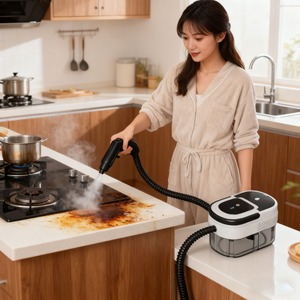 Limpiador a vapor Wan Hang de 2500W con manguera de 1.5M, operación mecánica, para limpieza de autos, cocinas, sofás y alfombras. - Product Image 5