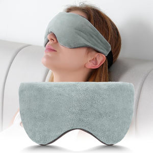 Flanell Hot Com press Weighted Augen maske <span class=keywords><strong>Massage</strong></span> Schlaf Augen maske Factory Custom ized OEM & ODM - Product Image 1