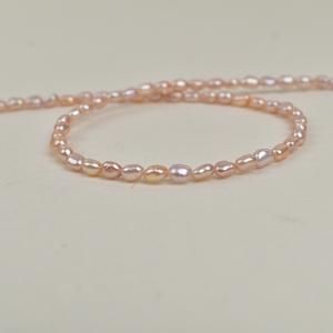 Perles d'eau douce naturelles de 3-4 mm, mini perles baroques irrégulières, style baroque, trou horizontal léger à deux faces pour collier, bracelet - Product Image 4