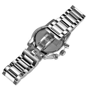 BEBYAR 5102 Montre-bracelet sport en acier quartz de luxe pour homme, montre de mode haut de gamme avec affichage du cadran à aiguilles, montre d'affaires pour homme - Product Image 4