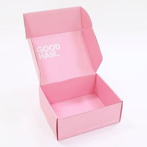 Boîtes d'expédition en carton personnalisées décorées, prêtes à être expédiées, blanches, pour vêtements, chaussures, chapeaux, boîtes à cadeaux, boîtes bancaires en papier - Product Image 1