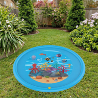 67 "eau gonflable jouets piscine extérieure gonflable Splash Pad arroseur pour enfants gonflable Splash Pad