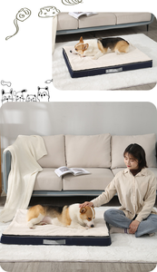Cama redonda para perros y gatos, sofá cálido, cueva, madera, Gato, Gato, Donut De Felpa, perrera personalizada De <span class=keywords><strong>Metal</strong></span>, Casa De Perro Xl, 2022 - Product Image 2