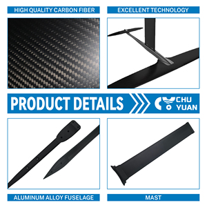 Hydrofoil en fibre de carbone 3K CY 999 pour paddle board et surf - Product Image 4